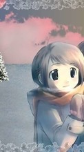 Lade kostenlos Hintergrundbilder Anime,Winterreifen,Kinder für Handy oder Tablet herunter.