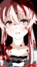 Anime,Mädchen,Blut für Nokia E71