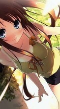 Lade kostenlos 240x400 Hintergrundbilder Anime,Mädchen für Handy oder Tablet herunter.