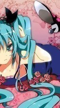 Lade kostenlos Hintergrundbilder Miku Hatsune,Musik,Anime,Mädchen,Vocaloids für Handy oder Tablet herunter.