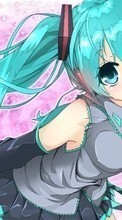 Lade kostenlos Hintergrundbilder Anime,Mädchen,Vocaloids,Miku Hatsune für Handy oder Tablet herunter.