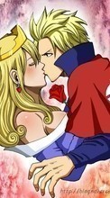 Anime,Mädchen,Männer,Küsse,Liebe für Sony Xperia Miro ST23i