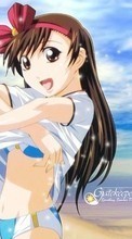 Mädchen,Sea,Strand,Anime für Samsung Galaxy TREND