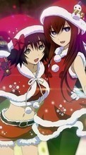 Lade kostenlos Hintergrundbilder Anime,Mädchen,Neujahr,Feiertage für Handy oder Tablet herunter.