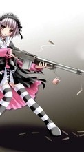 Anime,Mädchen,Waffe für Samsung Galaxy Note 3