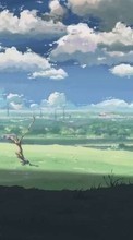 Lade kostenlos Hintergrundbilder Anime,Landschaft,Sky für Handy oder Tablet herunter.