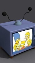 Lade kostenlos 1024x600 Hintergrundbilder Cartoon,Kunst,Die Simpsons für Handy oder Tablet herunter.