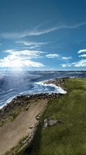 Lade kostenlos 360x640 Hintergrundbilder Landschaft,Wasser,Sky,Kunst,Sea für Handy oder Tablet herunter.
