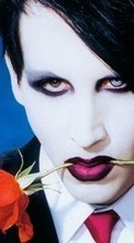 Lade kostenlos Hintergrundbilder Musik,Menschen,Roses,Künstler,Männer,Marilyn Manson für Handy oder Tablet herunter.
