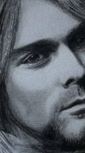 Lade kostenlos Hintergrundbilder Musik,Menschen,Künstler,Männer,Kurt Cobain für Handy oder Tablet herunter.