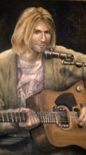 Lade kostenlos Hintergrundbilder Musik,Menschen,Künstler,Kurt Cobain für Handy oder Tablet herunter.