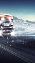 Lade kostenlos Hintergrundbilder Transport,Auto,Winterreifen,Roads,Mountains,Trucks für Handy oder Tablet herunter.