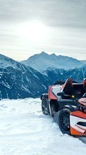 Lade kostenlos Hintergrundbilder Transport,Auto,Mountains,Schnee für Handy oder Tablet herunter.