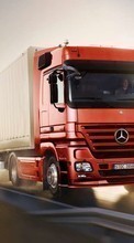 Lade kostenlos Hintergrundbilder Transport,Auto,Mercedes,Trucks für Handy oder Tablet herunter.