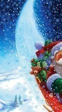 Lade kostenlos 360x640 Hintergrundbilder Feiertage,Winterreifen,Neujahr,Väterchen Frost,Schnee für Handy oder Tablet herunter.