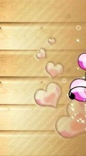 Hintergrund,Herzen,Liebe,Valentinstag für HTC Legend