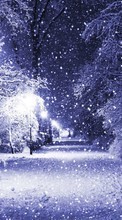 Lade kostenlos Hintergrundbilder Landschaft,Winterreifen,Bäume,Roads,Schnee für Handy oder Tablet herunter.