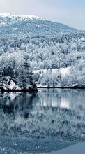 Lade kostenlos Hintergrundbilder Landschaft,Winterreifen,Flüsse,Bäume,Mountains für Handy oder Tablet herunter.