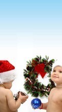 Lade kostenlos Hintergrundbilder Feiertage,Kinder,Neujahr,Weihnachten für Handy oder Tablet herunter.