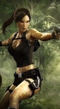 Lade kostenlos 128x160 Hintergrundbilder Spiele,Mädchen,Lara Croft: Tomb Raider für Handy oder Tablet herunter.