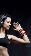 Musik,Menschen,Mädchen,Kopfhörer für Sony Xperia Z Ultra
