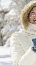 Lade kostenlos Hintergrundbilder Menschen,Winterreifen,Mädchen,Schnee für Handy oder Tablet herunter.