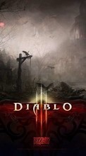 Lade kostenlos 240x320 Hintergrundbilder Spiele,Diablo für Handy oder Tablet herunter.