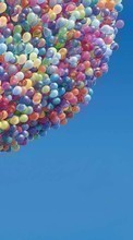 Häuser,Hintergrund,Luftballons für Sony Xperia C3