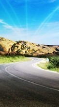 Lade kostenlos 240x320 Hintergrundbilder Landschaft,Roads für Handy oder Tablet herunter.