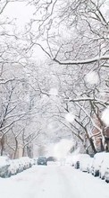 Lade kostenlos Hintergrundbilder Landschaft,Winterreifen,Roads,Schnee für Handy oder Tablet herunter.