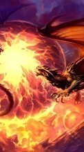 Lade kostenlos Hintergrundbilder Fantasie,Dragons,Feuer für Handy oder Tablet herunter.