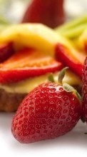Lade kostenlos Hintergrundbilder Lebensmittel,Obst,Erdbeere für Handy oder Tablet herunter.