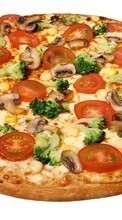 Lade kostenlos Hintergrundbilder Lebensmittel,Pizza für Handy oder Tablet herunter.
