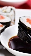 Lade kostenlos Hintergrundbilder Lebensmittel,Sushi für Handy oder Tablet herunter.
