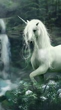 Lade kostenlos Hintergrundbilder Tiere,Fantasie,Pferde,Unicorns für Handy oder Tablet herunter.