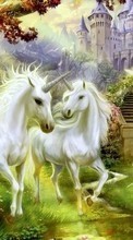 Lade kostenlos Hintergrundbilder Unicorns,Bilder,Tiere für Handy oder Tablet herunter.