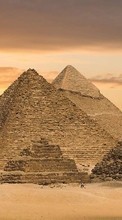Lade kostenlos Hintergrundbilder Ägypten,Landschaft,Pyramiden für Handy oder Tablet herunter.