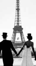 Lade kostenlos Hintergrundbilder Menschen,Paris,Liebe,Eiffelturm für Handy oder Tablet herunter.