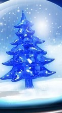 Lade kostenlos Hintergrundbilder Winterreifen,Hintergrund,Schnee,Tannenbaum für Handy oder Tablet herunter.