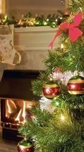 Lade kostenlos Hintergrundbilder Feiertage,Neujahr,Spielzeug,Tannenbaum,Weihnachten für Handy oder Tablet herunter.