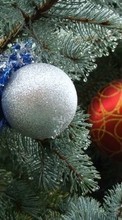 Lade kostenlos Hintergrundbilder Feiertage,Neujahr,Spielzeug,Tannenbaum,Weihnachten für Handy oder Tablet herunter.