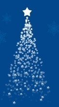 Lade kostenlos Hintergrundbilder Feiertage,Sterne,Neujahr,Tannenbaum,Weihnachten,Bilder für Handy oder Tablet herunter.