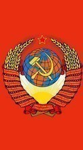 Lade kostenlos Hintergrundbilder Hintergrund,UdSSR,Wappen für Handy oder Tablet herunter.