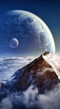 Fantasie,Mountains,Landschaft,Planets für Samsung Galaxy Win Pro