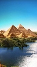 Landschaft,Fantasie,Pyramiden für Samsung Galaxy S3