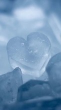 Hintergrund,Herzen,Eis