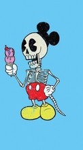 Humor,Cartoon,Hintergrund,Skelette für Sony Ericsson Xperia X10