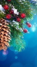 Lade kostenlos Hintergrundbilder Hintergrund,Neujahr,Feiertage,Cones für Handy oder Tablet herunter.