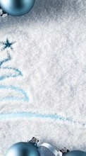 Hintergrund,Neujahr,Schnee,Weihnachten für HTC One XL