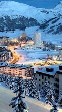 Lade kostenlos Hintergrundbilder Landschaft,Städte,Winterreifen,Mountains,Schnee für Handy oder Tablet herunter.
